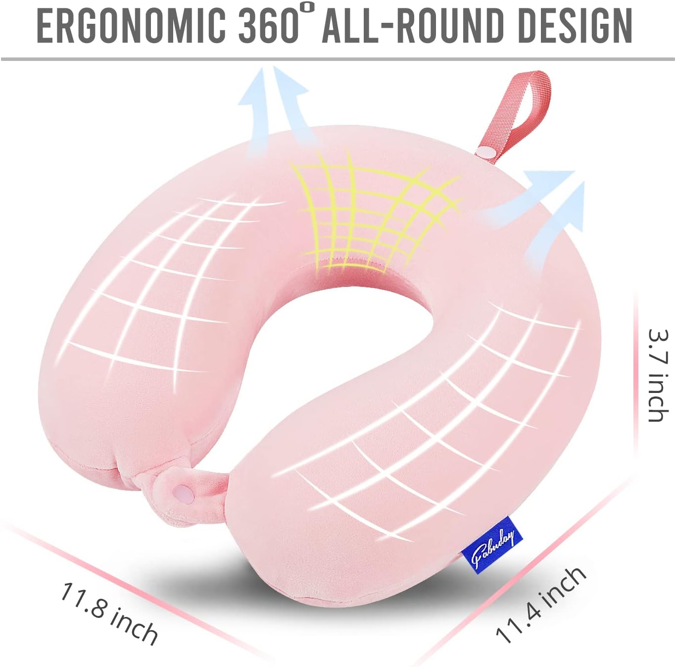 Ergonomic Memory Foam Neck Pillow