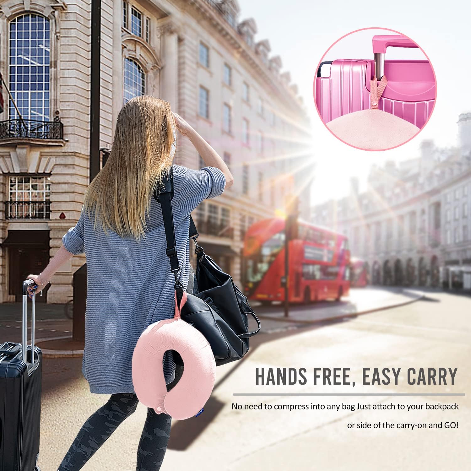 Ergonomic Memory Foam Neck Pillow