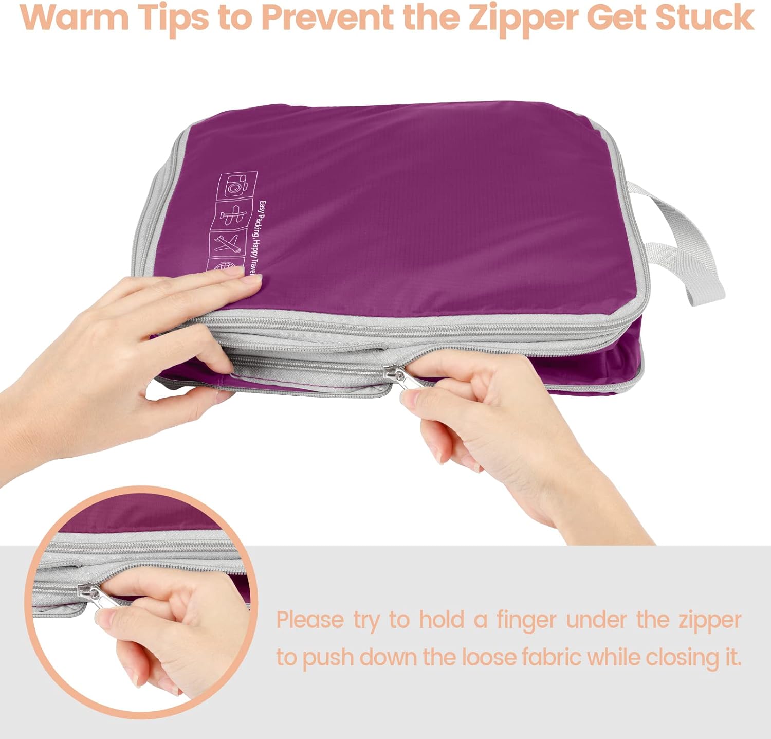 4-Pack Compression Packing Cubes
