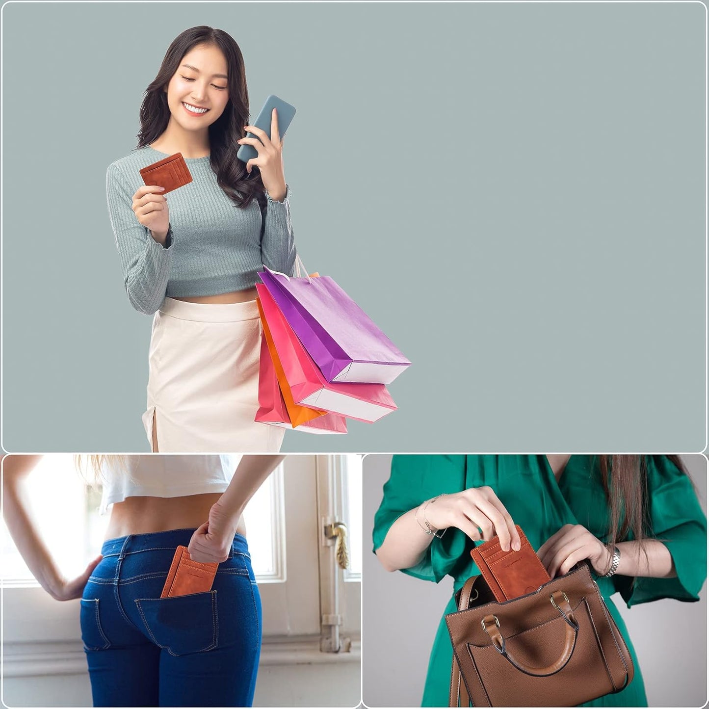 Slim RFID Blocking Travel Wallet