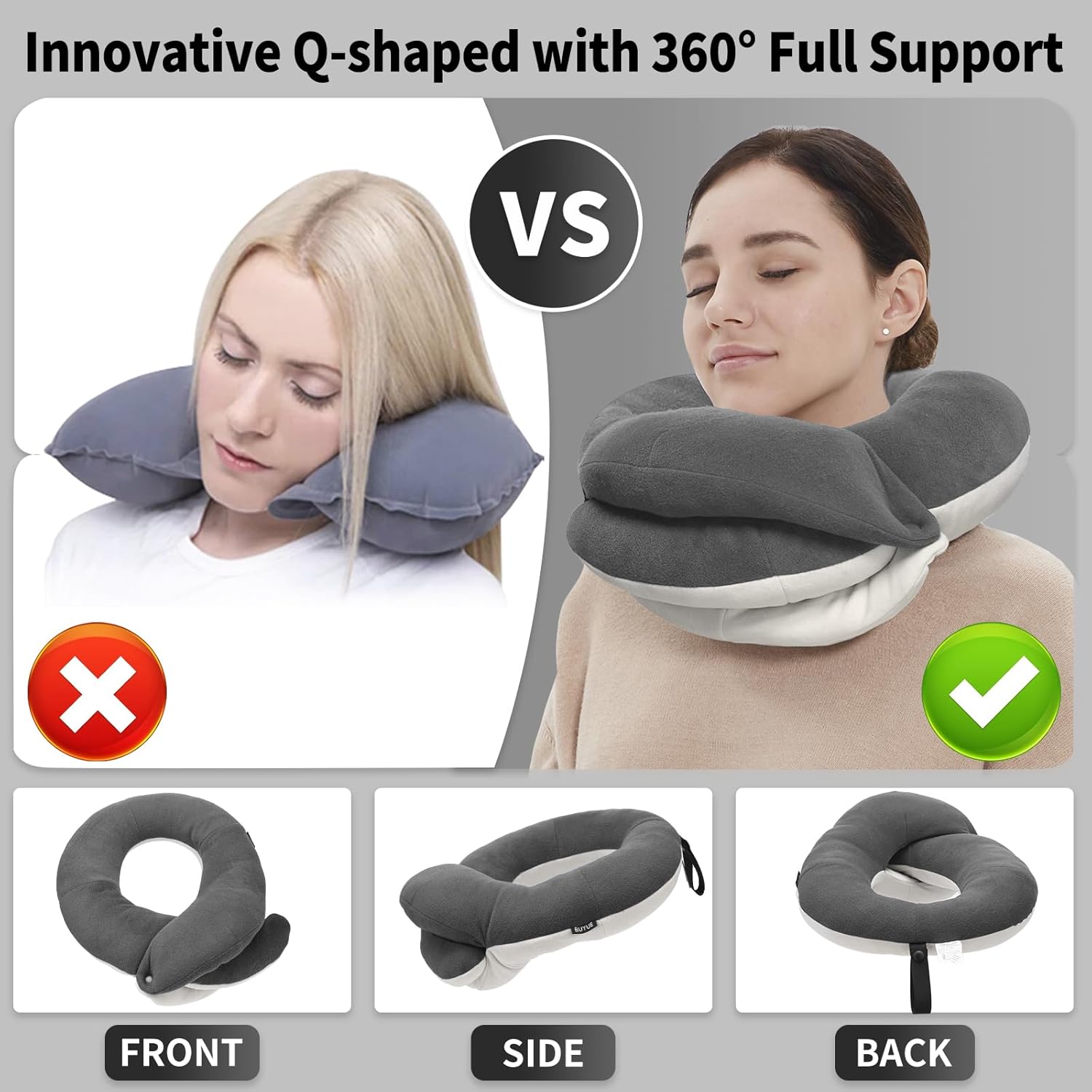 360 Support Travel Neck Pillow Kit