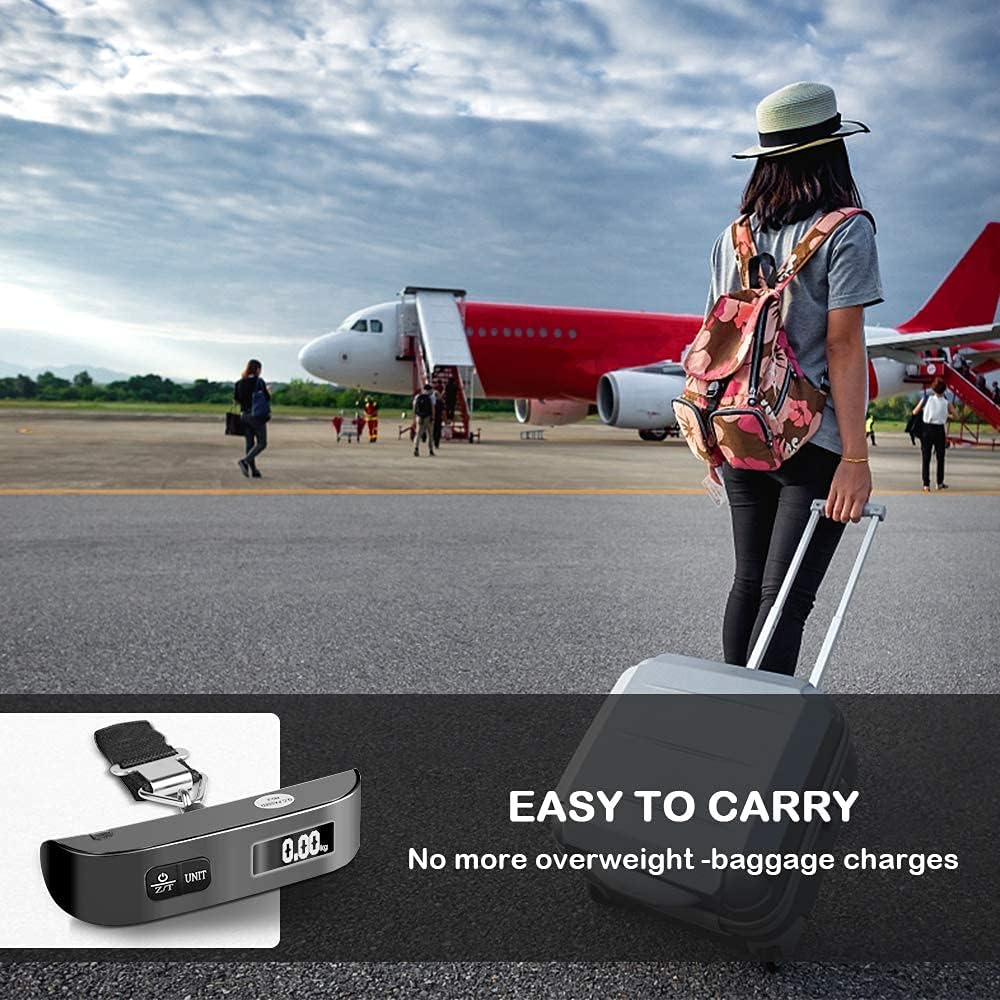 Portable Digital Luggage Scale 110 lbs