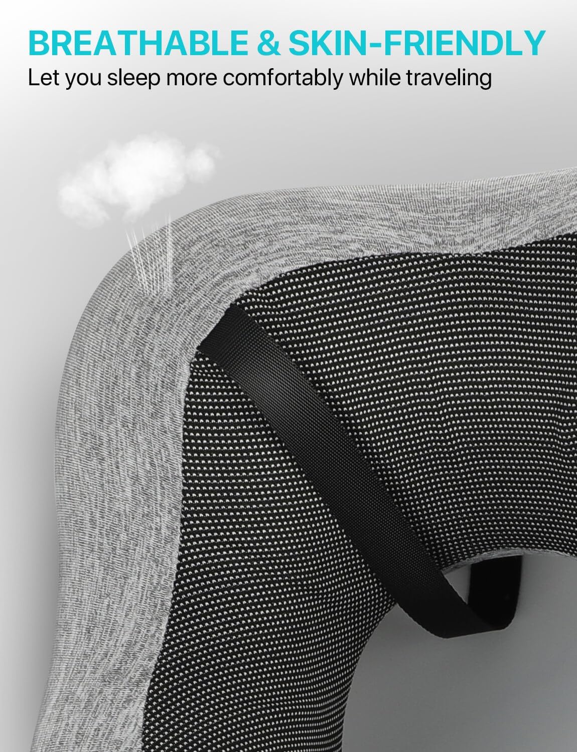 Travel Neck Pillow with Sleep Mask Kit