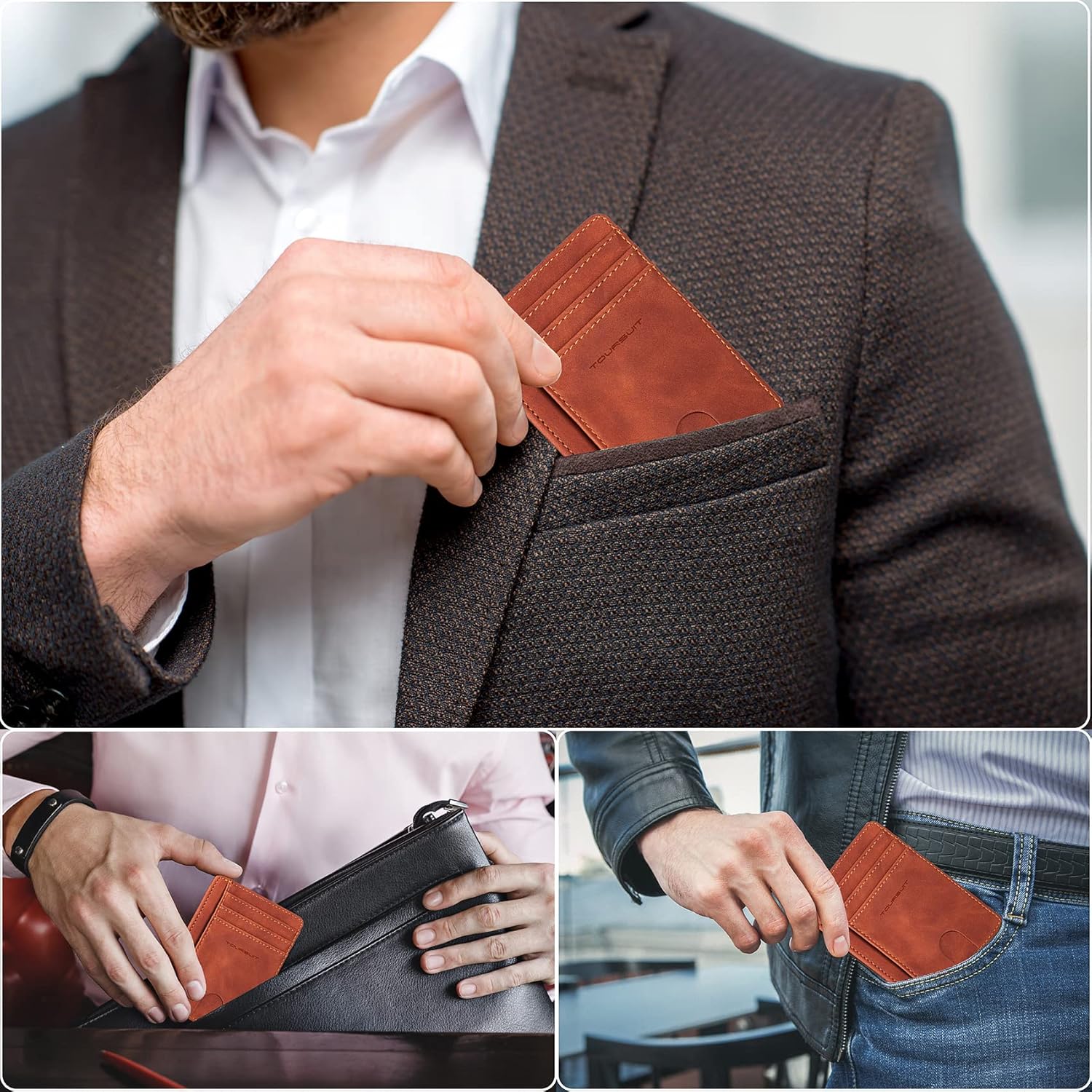 Slim RFID Blocking Travel Wallet