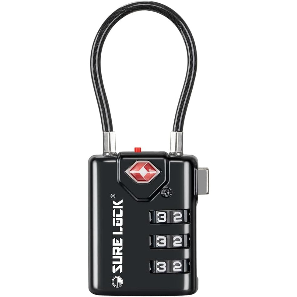 TSA-Approved Combination Luggage Lock Set