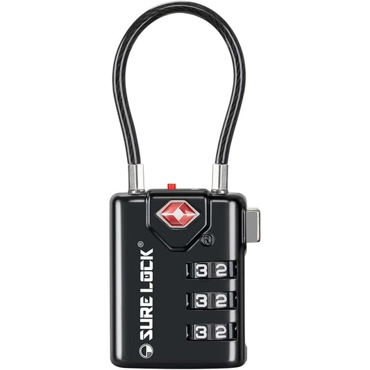 TSA-Approved Combination Luggage Lock Set